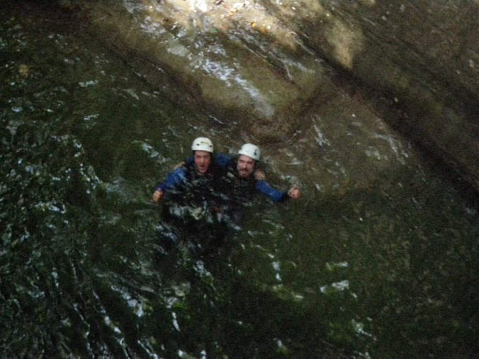 Le Boyat (13).jpg - Sylavin et S�b apr�s leur saut de 9m !!